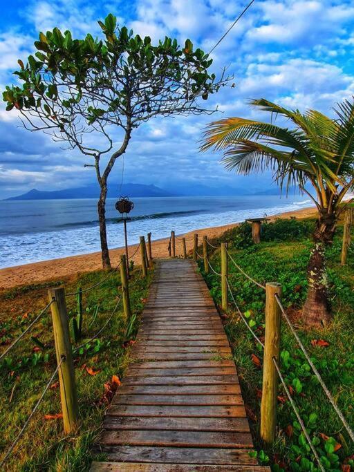 100Mts Da Praia Com Churrasqueira, Piscina E Wi-Fi Caraguatatuba Buitenkant foto